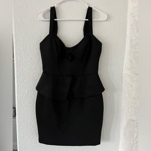 Black cocktail dress